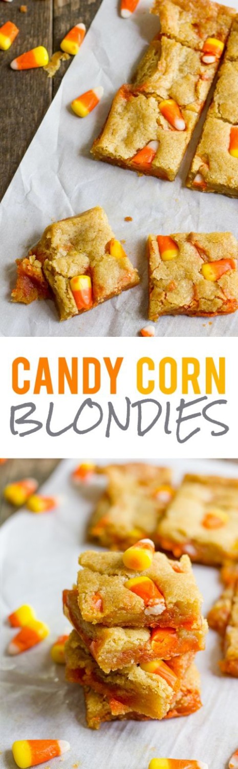 Candy Corn Blondies