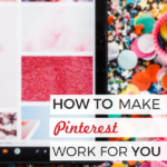 Beautiful images in feed on tablet. Text on image, how to make Pinterest work for you
