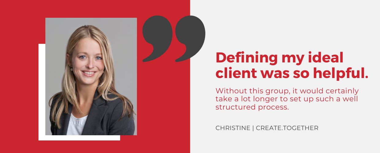 Client testimonial about Simple Pin Pro - defining ideal client.