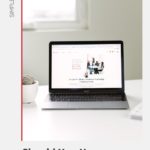 laptop on desk with Pinterest profile displayed - text "should you use Pinterest board sections as a Pinterest marketer?.
