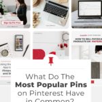 collage of Pinterest pins - text "what do the most popular pins on Pinterest have in common".