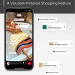 illustration of Pinterest tagging feature - text "Tagging Products on Pinterest".