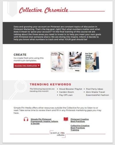 simple-pin-collective-chronicle-example example of pdf with text - "collective chronicle simple pin media".