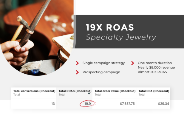 person creating custom ring with text "19x roas specialty jewelry".