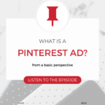 A phone screen with control buttons positioned on bottom: "love", "rewind", "pause", "fast forward". Text reads: "What is a Pinterest Ad? From a basic perspective."
