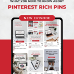 An ipad graphic open to Pinterest feed. The copy reads "What You Need To Know About Pinterest Rich Pins."