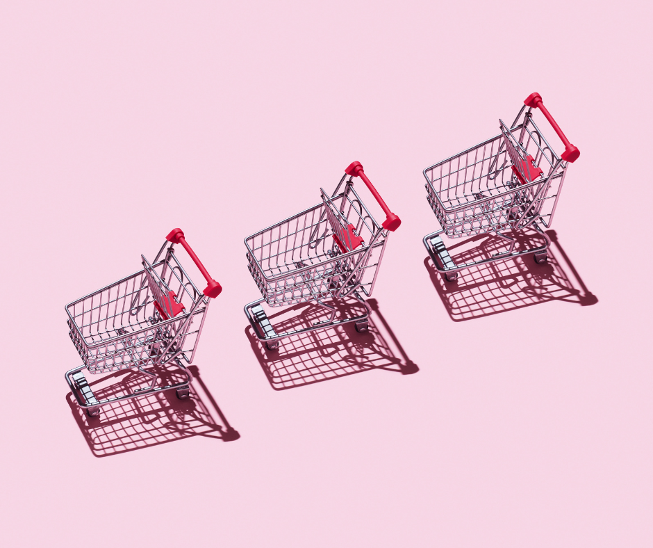 Shopping carts.