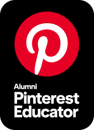Pinterest Educator badge.
