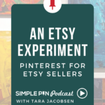 Text reads, "An Etsy Experiment: Pinterest for Etsy Sellers"