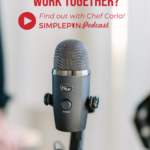 Image shows a microphone. Text reads, "Can Pinterest & Substack Work Together?"